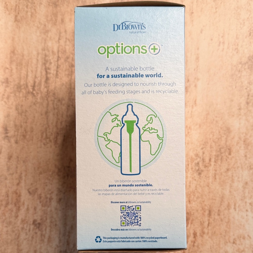 Dr. Brown's Anti-Colic Baby Bottle Gift Set - Blue and White - Picture 4 of 4